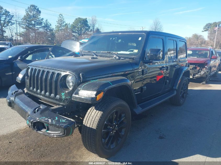 2023 Jeep Wrangler 4-Door High Altitude 4X4 VIN: 1C4HJXEN4PW593172 Lot: 43905227