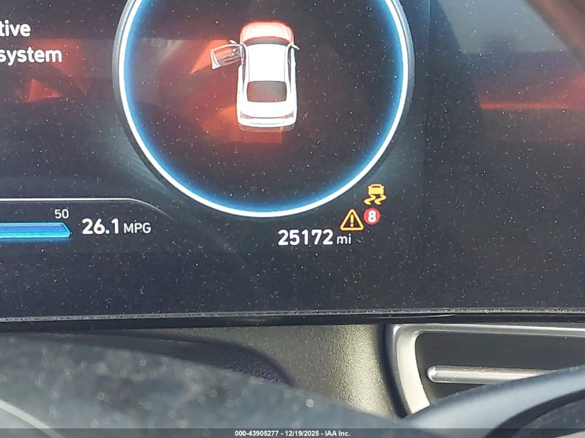 2025 Hyundai Elantra Sel Convenience VIN: KMHLS4DG2SU892250 Lot: 43905277