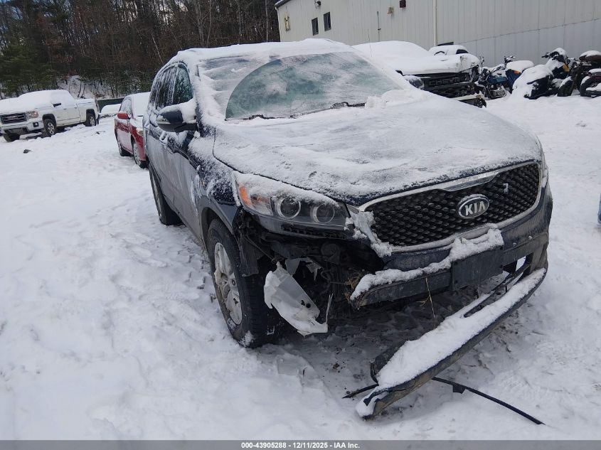 2017 Kia Sorento 2.4L Lx VIN: 5XYPGDA38HG334759 Lot: 43905288