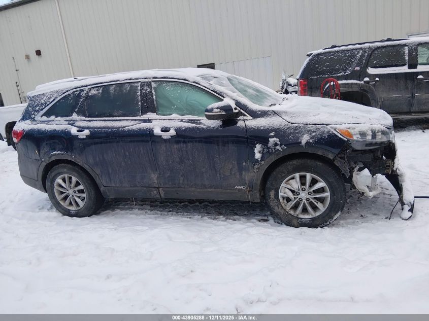 2017 Kia Sorento 2.4L Lx VIN: 5XYPGDA38HG334759 Lot: 43905288
