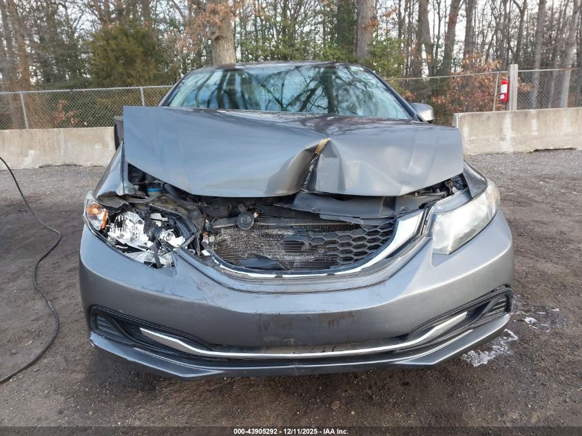 2013 Honda Civic Lx VIN: 2HGFB2F59DH580712 Lot: 43905292