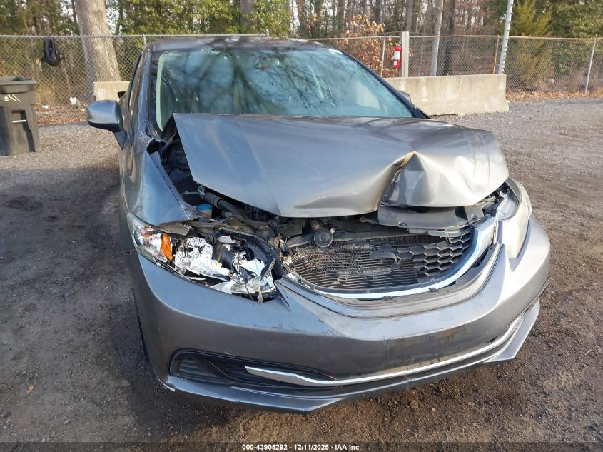 2013 Honda Civic Lx VIN: 2HGFB2F59DH580712 Lot: 43905292