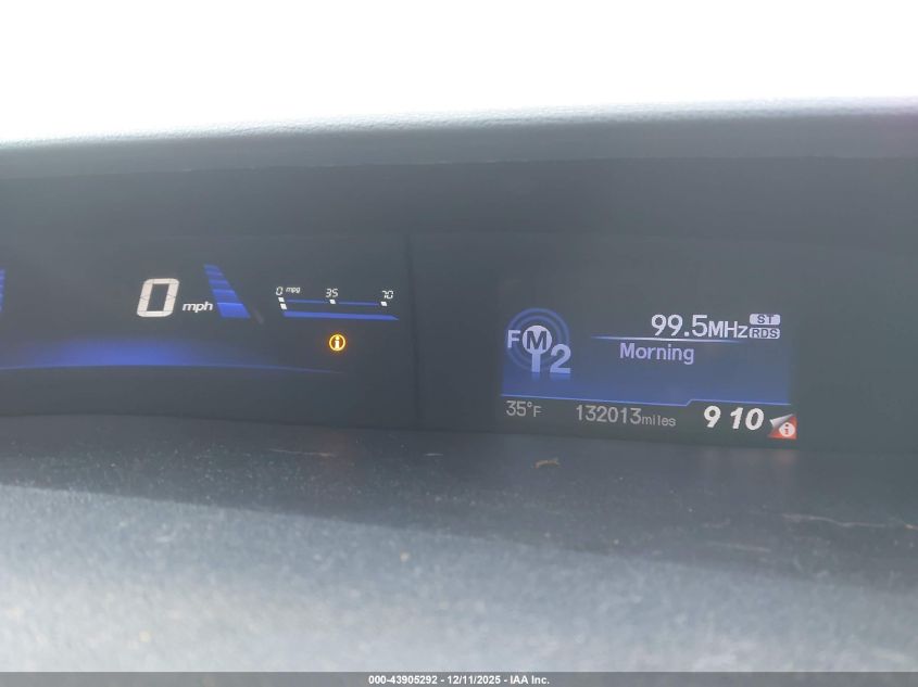 2013 Honda Civic Lx VIN: 2HGFB2F59DH580712 Lot: 43905292