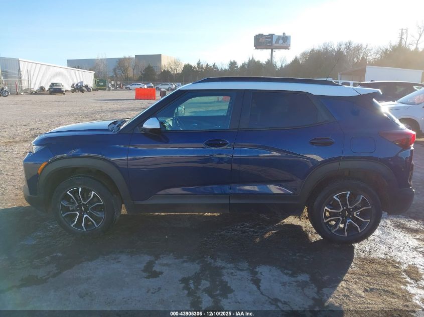 2022 Chevrolet Trailblazer Awd Activ VIN: KL79MSSLXNB142752 Lot: 43905306