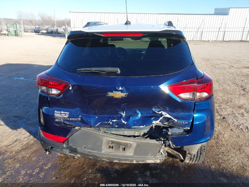 2022 Chevrolet Trailblazer Awd Activ VIN: KL79MSSLXNB142752 Lot: 43905306