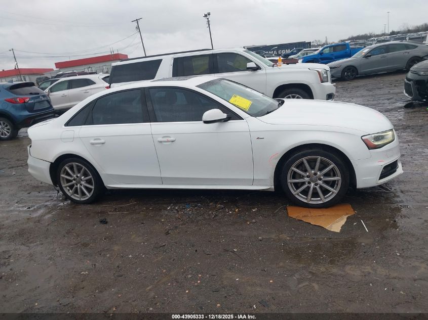 2016 Audi A4 2.0T Premium VIN: WAUFFAFL5GN009528 Lot: 43905333