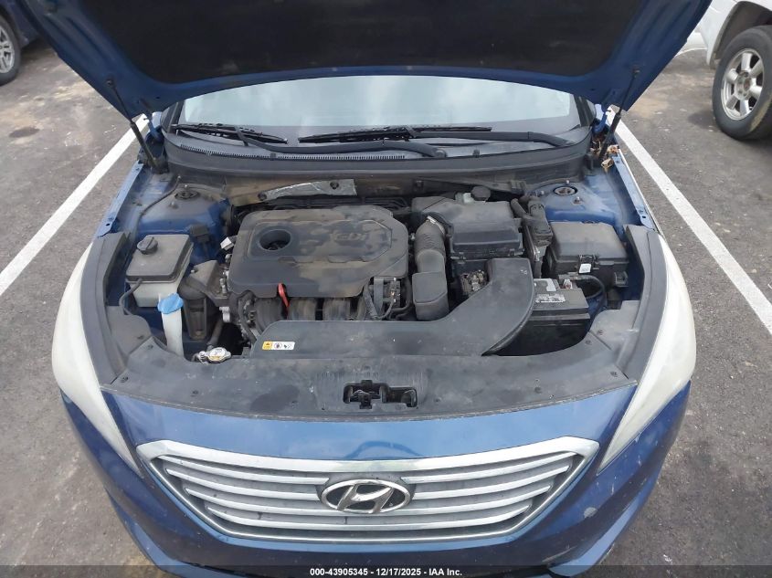 2016 Hyundai Sonata Se VIN: 5NPE24AF1GH329300 Lot: 43905345