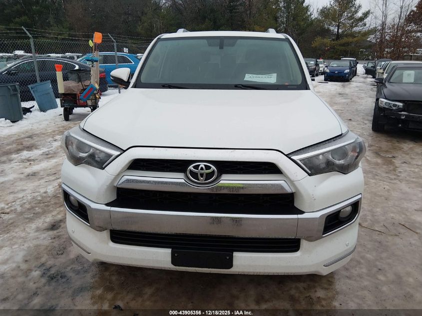 2018 Toyota 4Runner Limited VIN: JTEBU5JR7J5545751 Lot: 43905356