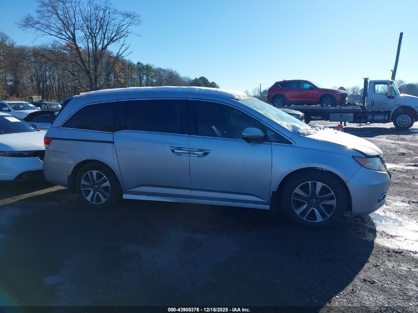 2014 Honda Odyssey Touring/Touring Elite VIN: 5FNRL5H90EB077362 Lot: 43905376