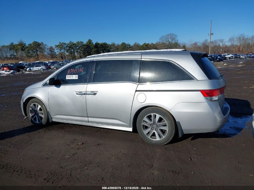 2014 Honda Odyssey Touring/Touring Elite VIN: 5FNRL5H90EB077362 Lot: 43905376