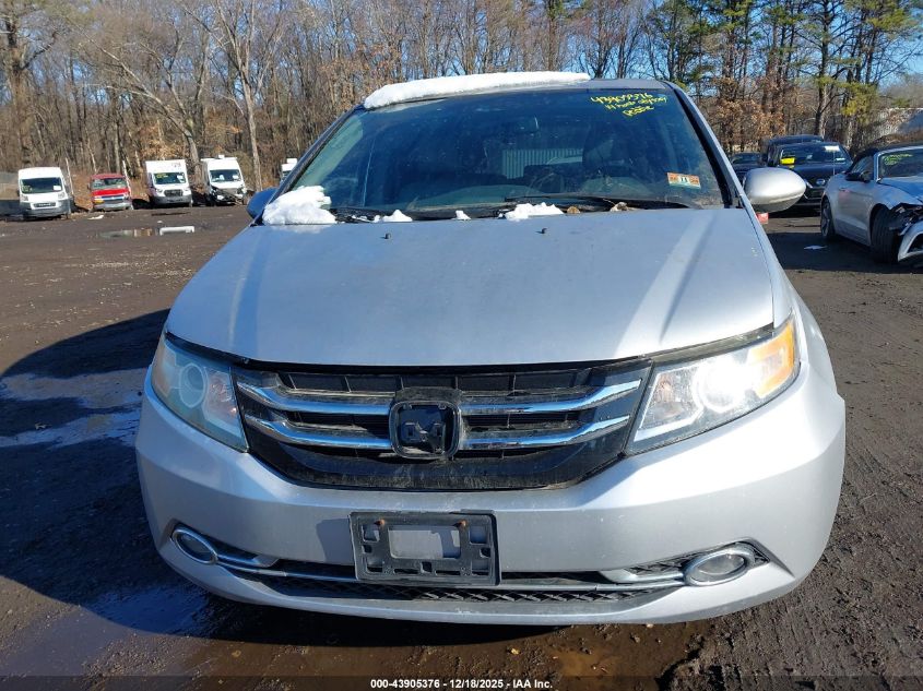 2014 Honda Odyssey Touring/Touring Elite VIN: 5FNRL5H90EB077362 Lot: 43905376