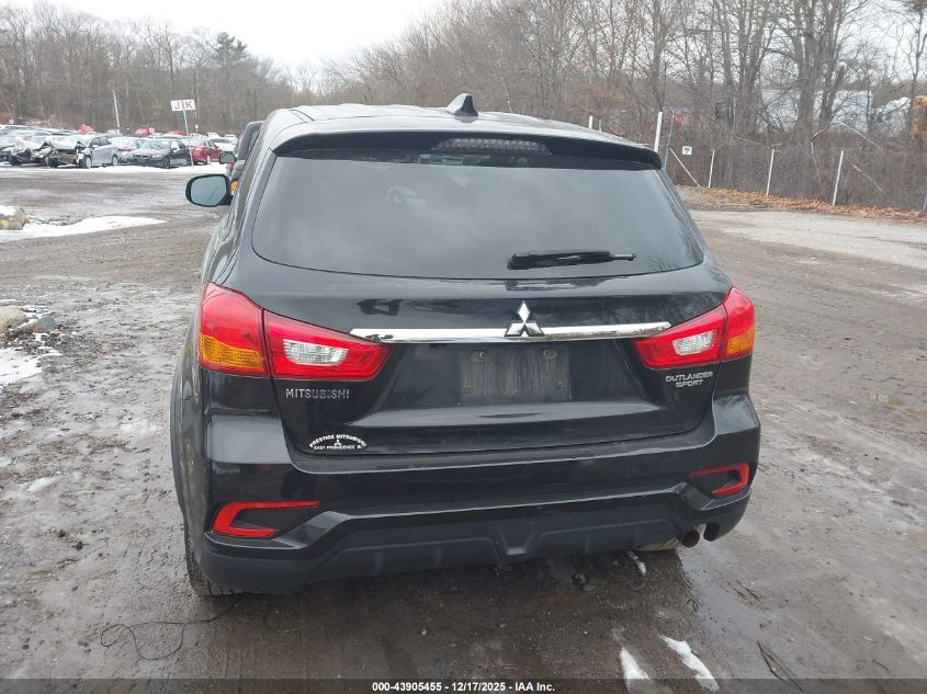2019 Mitsubishi Outlander Sport 2.0 Es VIN: JA4AP3AU1KU033856 Lot: 43905455