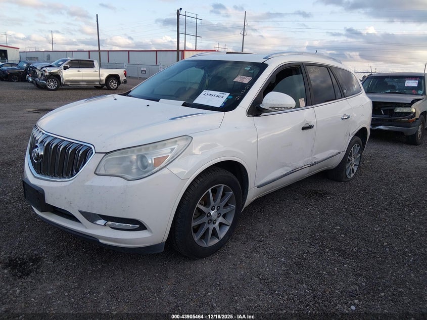 Vin: 5gakrbkd3ej203557, lot: 44401026, buick enclave leather 20142
