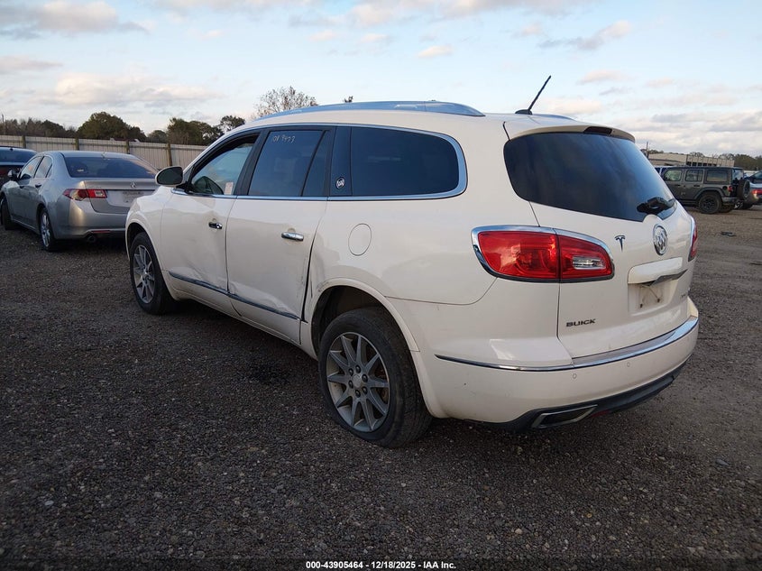 Vin: 5gakrbkd3ej203557, lot: 44401026, buick enclave leather 20143