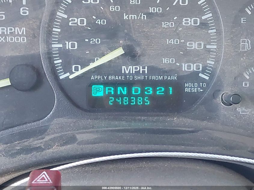 2001 Chevrolet Tahoe Lt VIN: 1GNEK13T81R132438 Lot: 43905500