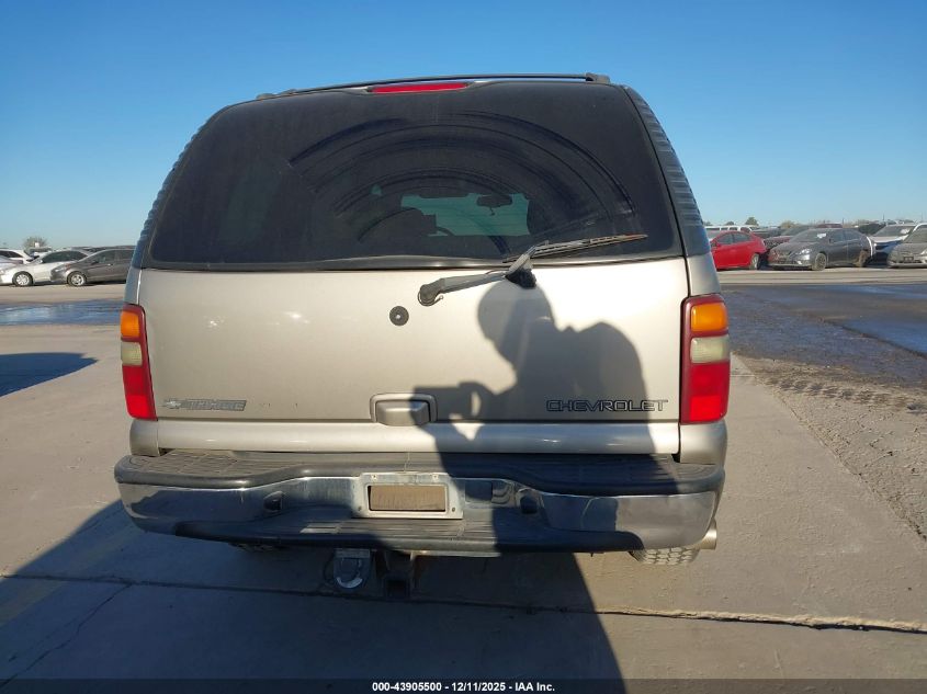 2001 Chevrolet Tahoe Lt VIN: 1GNEK13T81R132438 Lot: 43905500