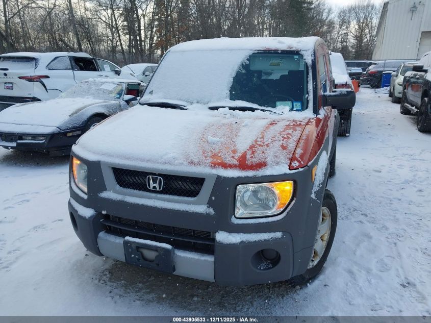 2004 Honda Element Ex VIN: 5J6YH286X4L027334 Lot: 43905533