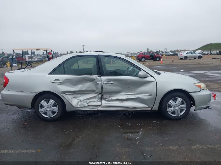 2002 Toyota Camry Le VIN: 4T1BE32K32U089967 Lot: 43905572