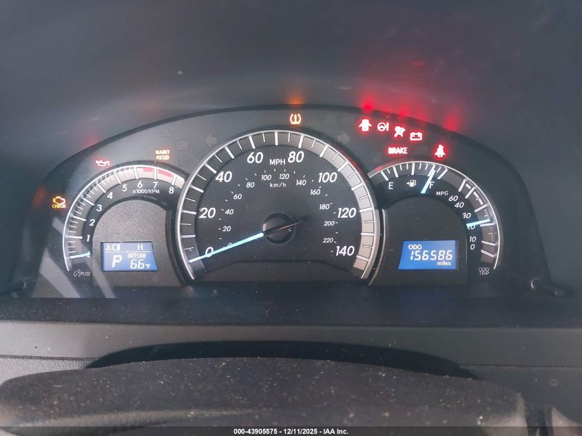 2012 Toyota Camry Se VIN: 4T1BF1FKXCU627691 Lot: 43905575