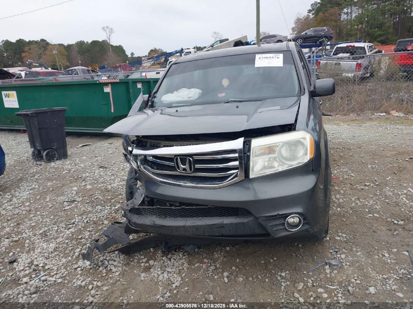 2013 Honda Pilot Ex-L VIN: 5FNYF4H6XDB027053 Lot: 43905576