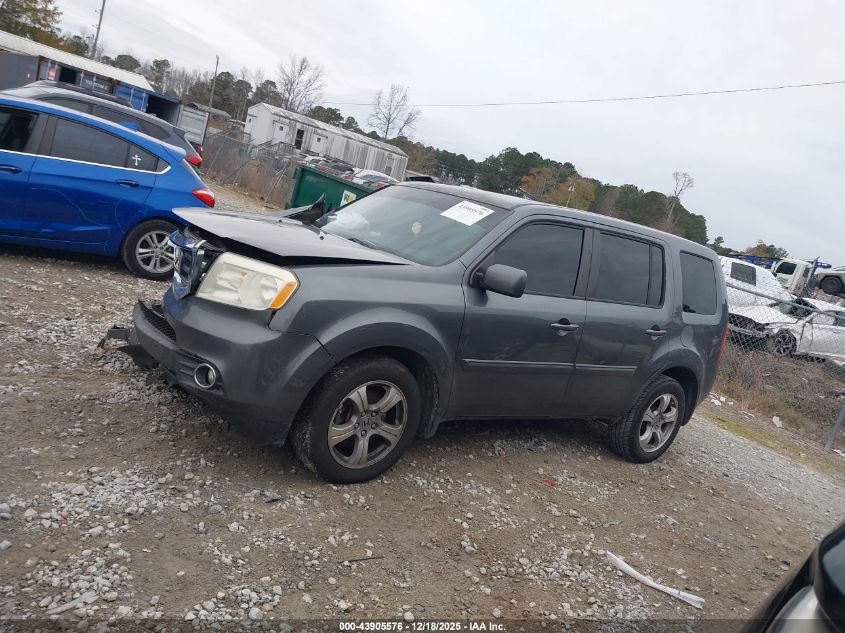 2013 Honda Pilot Ex-L VIN: 5FNYF4H6XDB027053 Lot: 43905576