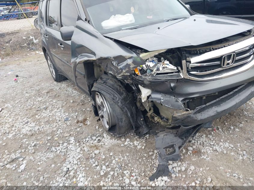 2013 Honda Pilot Ex-L VIN: 5FNYF4H6XDB027053 Lot: 43905576