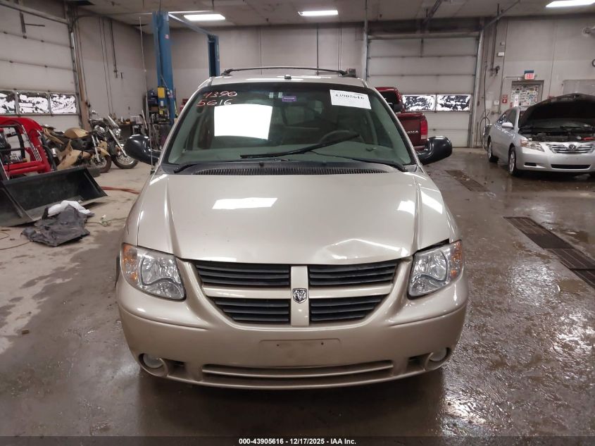 2007 Dodge Grand Caravan Sxt VIN: 2D4GP44L17R261033 Lot: 43905616