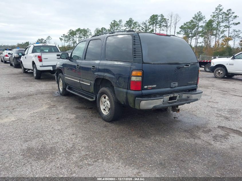 2004 Chevrolet Tahoe Ls VIN: 1GNEK13T84J288739 Lot: 43905663