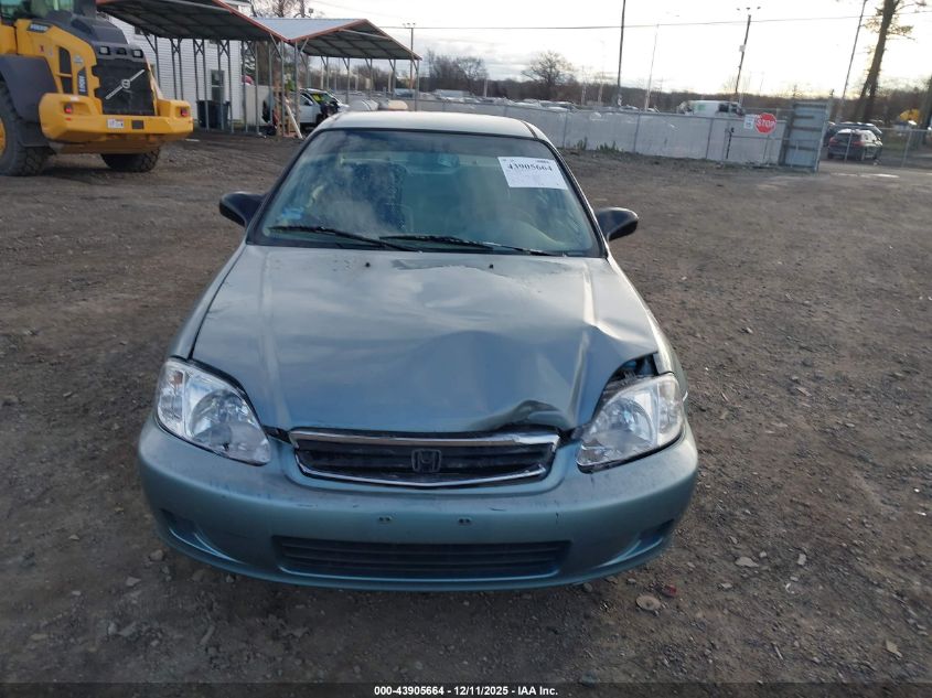 2000 Honda Civic Value Package VIN: 2HGEJ6613YH568743 Lot: 43905664
