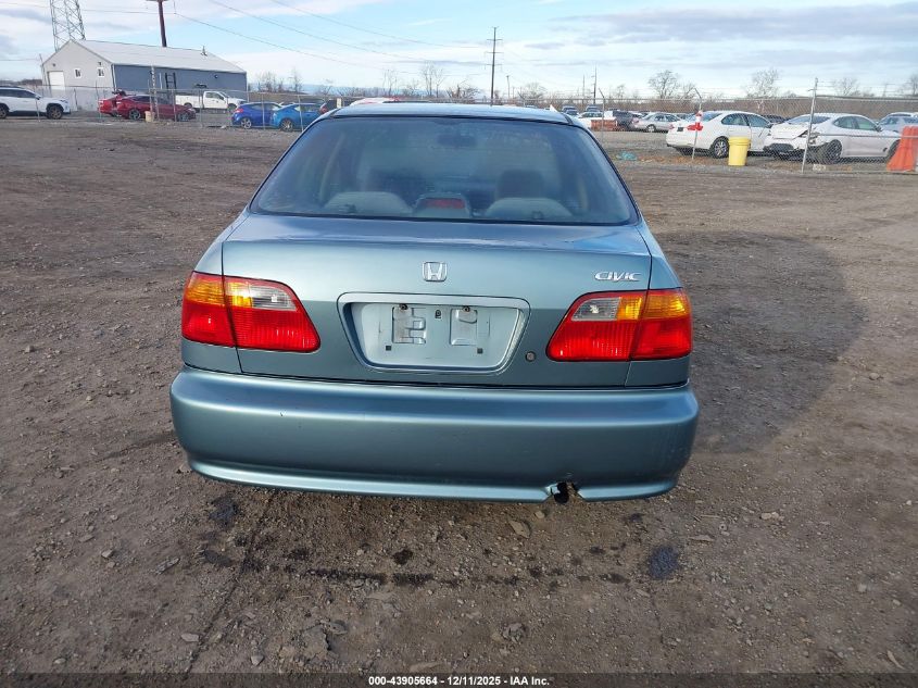 2000 Honda Civic Value Package VIN: 2HGEJ6613YH568743 Lot: 43905664