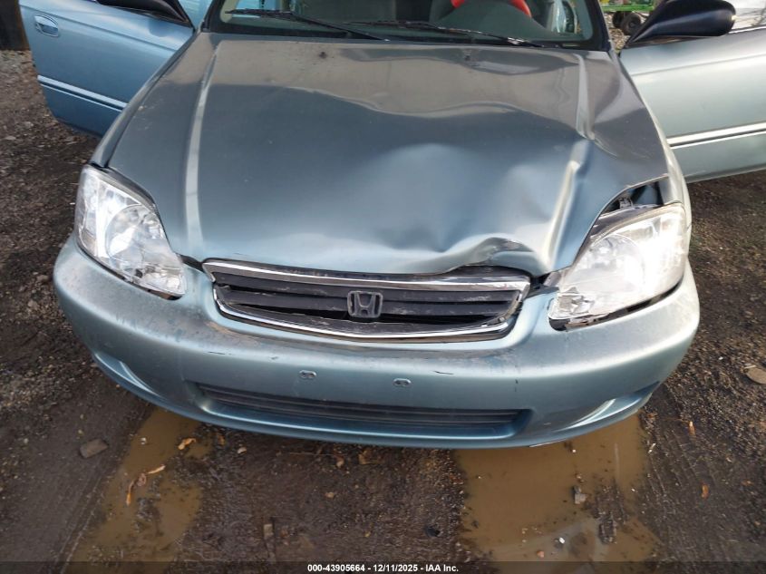 2000 Honda Civic Value Package VIN: 2HGEJ6613YH568743 Lot: 43905664