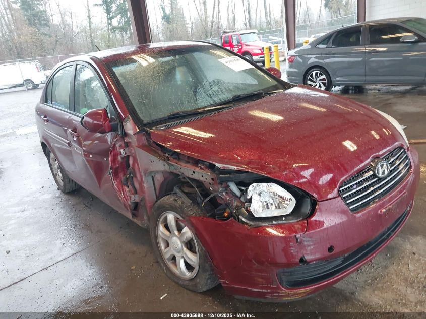 2006 Hyundai Accent Gls VIN: KMHCN46C86U060046 Lot: 43905688