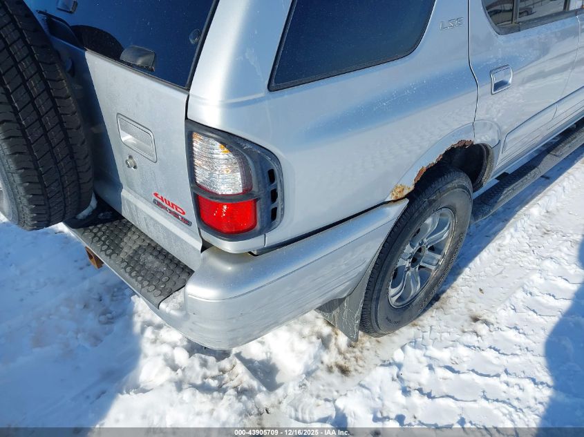 2000 Isuzu Rodeo Ls/Lse/S VIN: 4S2DM58W6Y4342945 Lot: 43905709