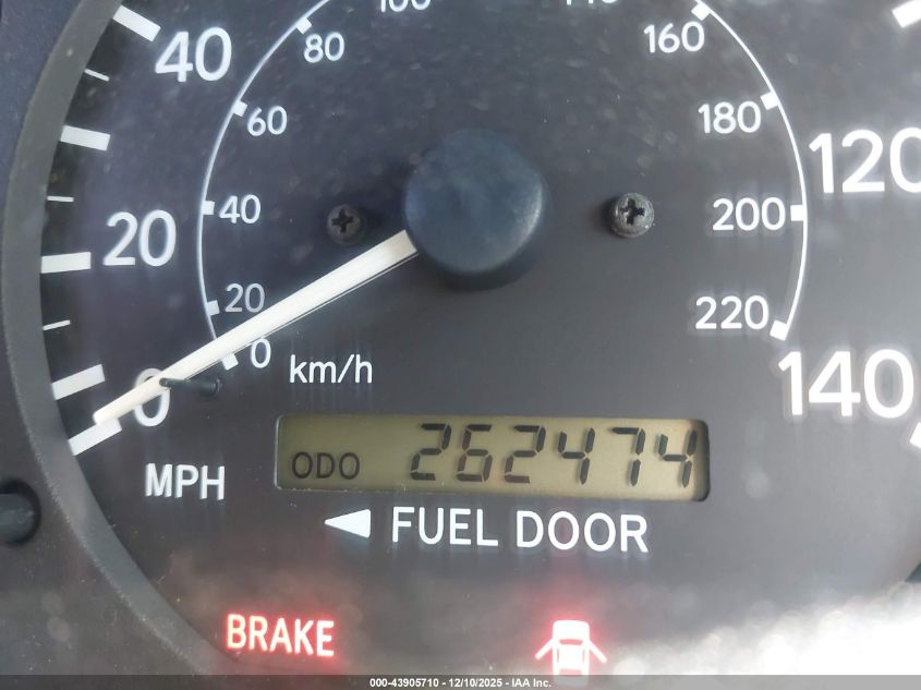 2000 Toyota Camry VIN: JT2ZBF22K7Y025485 Lot: 43905710