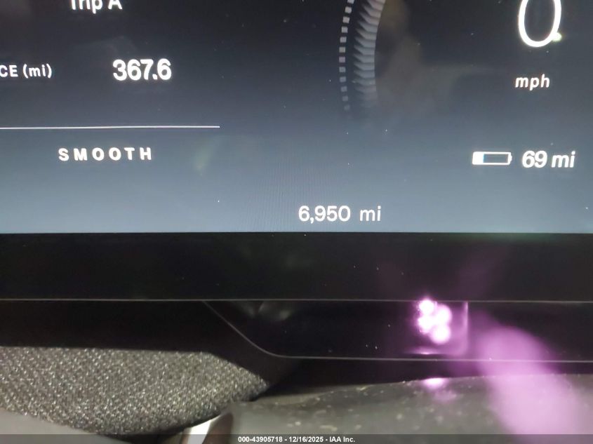 2025 Lucid Air Pure VIN: 50EA1PGA1SA004558 Lot: 43905718