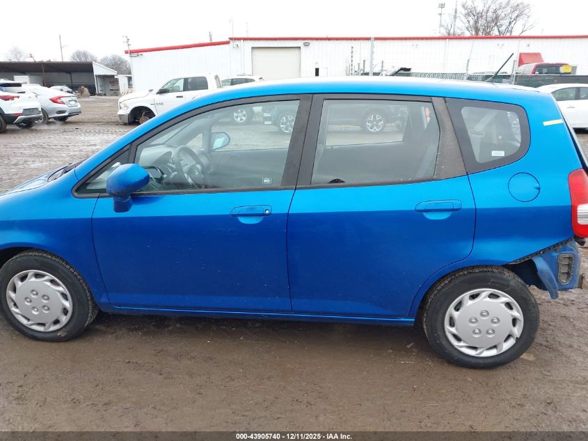 2008 Honda Fit VIN: JHMGD38458S068126 Lot: 43905740
