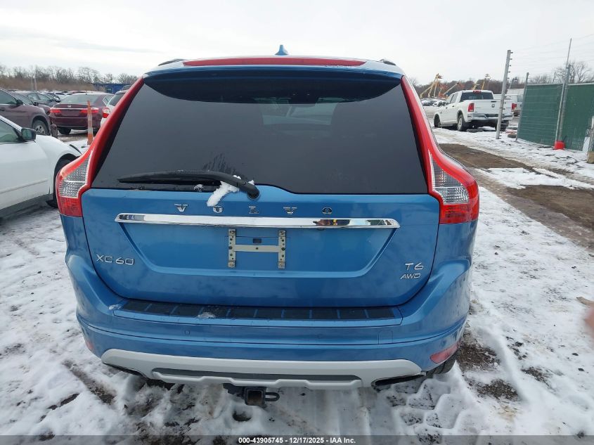 2017 Volvo Xc60 T6 Dynamic VIN: YV449MRR0H2076329 Lot: 43905745