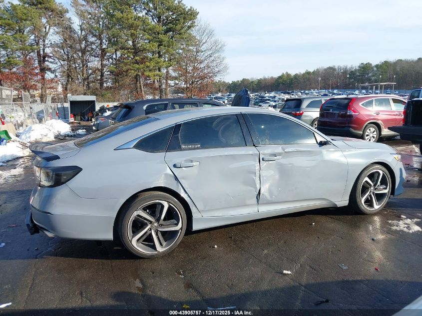 2022 Honda Accord Sport VIN: 1HGCV1F3XNA064605 Lot: 43905757