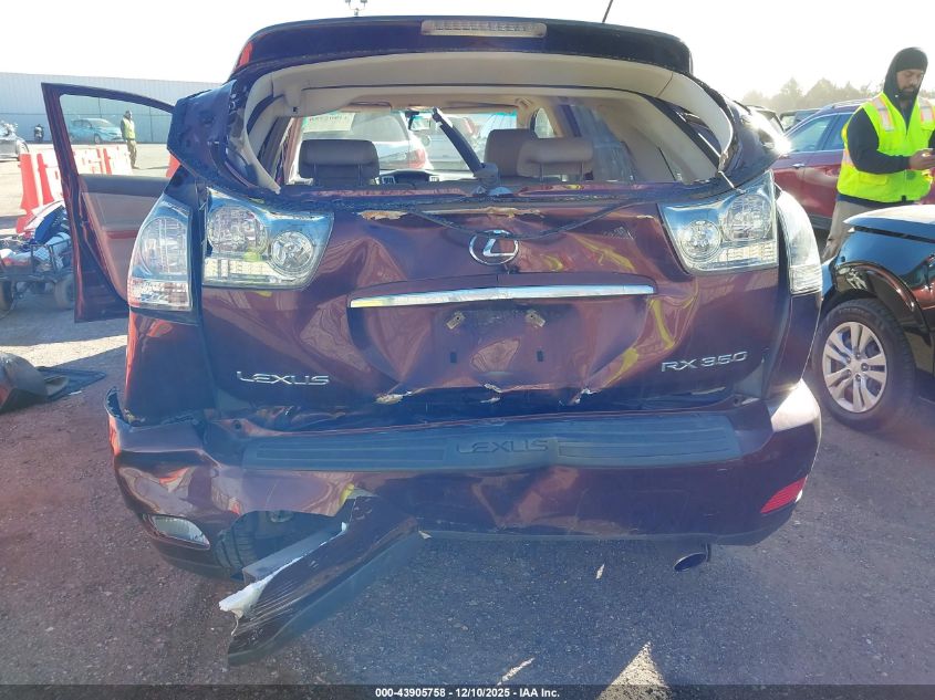 2008 Lexus Rx 350 VIN: JTJGK31U880012210 Lot: 43905758
