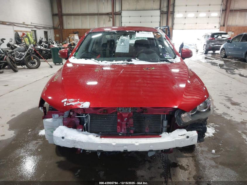 2017 Mitsubishi Lancer Es/Se/Sel VIN: JA32V2FW0HU009530 Lot: 43905794