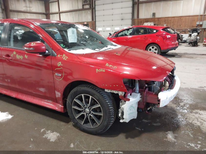 2017 Mitsubishi Lancer Es/Se/Sel VIN: JA32V2FW0HU009530 Lot: 43905794