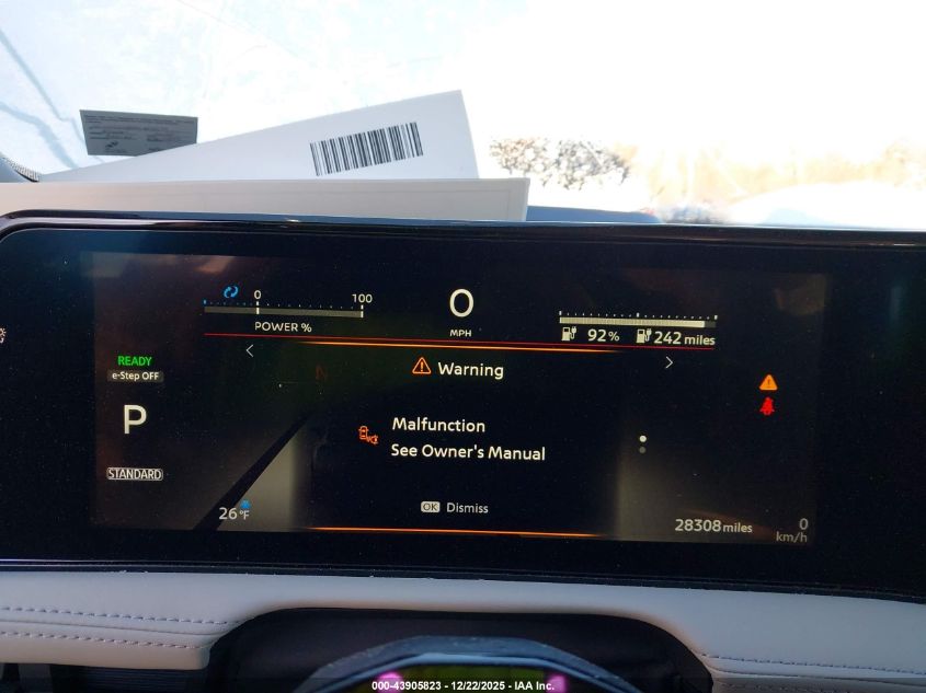 2023 Nissan Ariya Empower+ VIN: JN1BF0BA8PM404229 Lot: 43905823