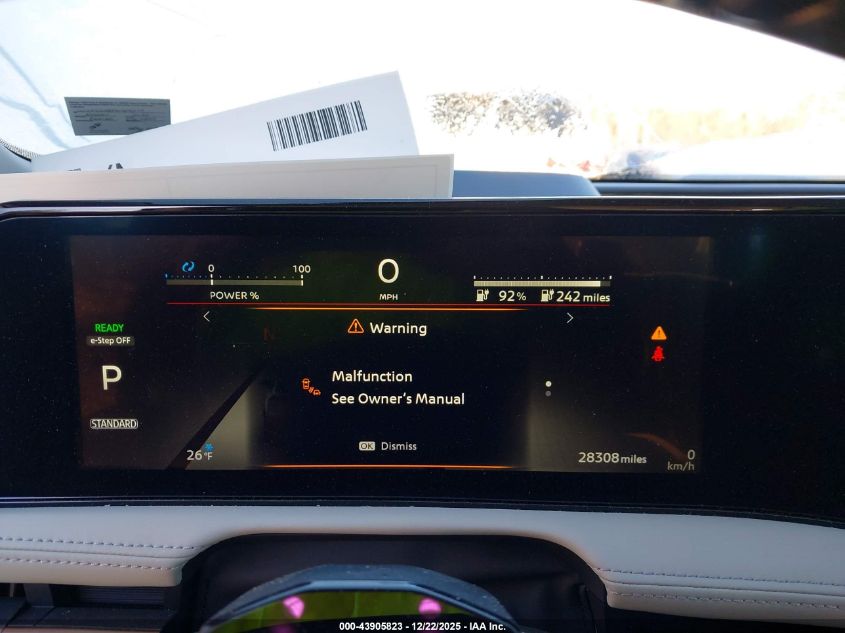 2023 Nissan Ariya Empower+ VIN: JN1BF0BA8PM404229 Lot: 43905823