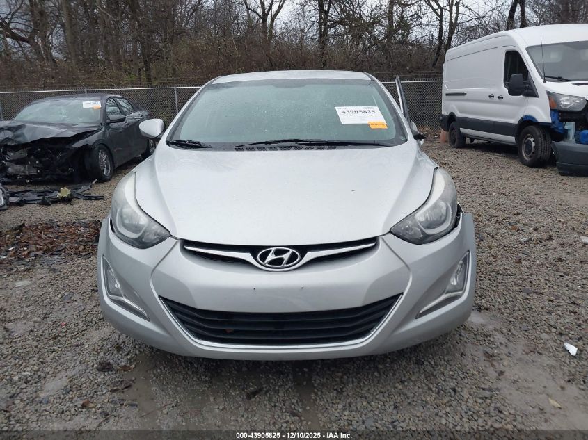 2015 Hyundai Elantra Se VIN: 5NPDH4AE5FH551533 Lot: 43905825
