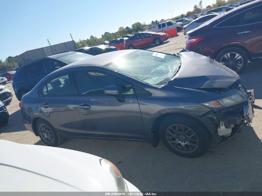 2015 Honda Civic Lx VIN: 19XFB2F57FE007059 Lot: 43905836