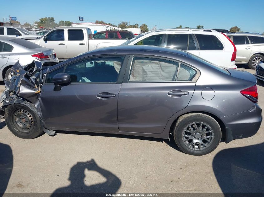 2015 Honda Civic Lx VIN: 19XFB2F57FE007059 Lot: 43905836