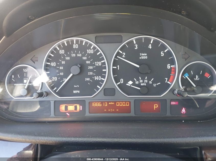 2001 BMW 330 I VIN: WBAAV53431FJ69457 Lot: 43905844