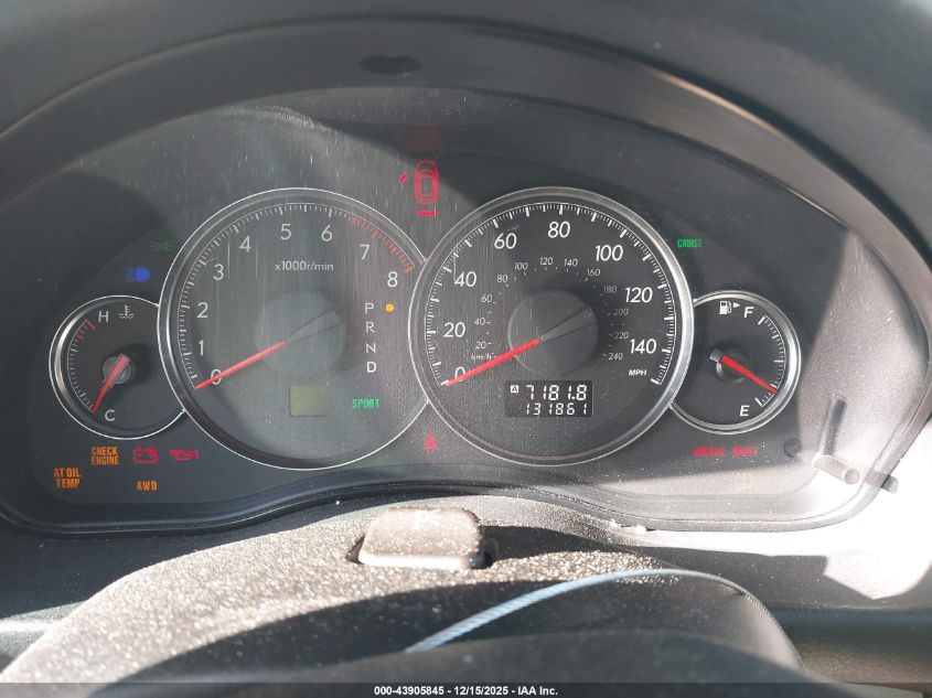 2008 Subaru Legacy 2.5I VIN: 4S3BL616987226904 Lot: 43905845