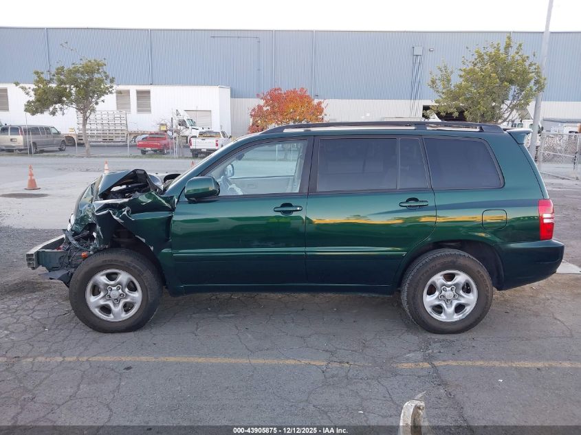2001 Toyota Highlander V6 VIN: JTEHF21AX10002789 Lot: 43905875