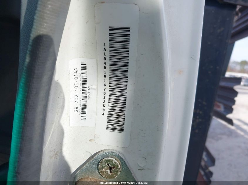 2006 Isuzu W3S042 Npr Dsl Reg VIN: JALB4B16167022504 Lot: 43905881